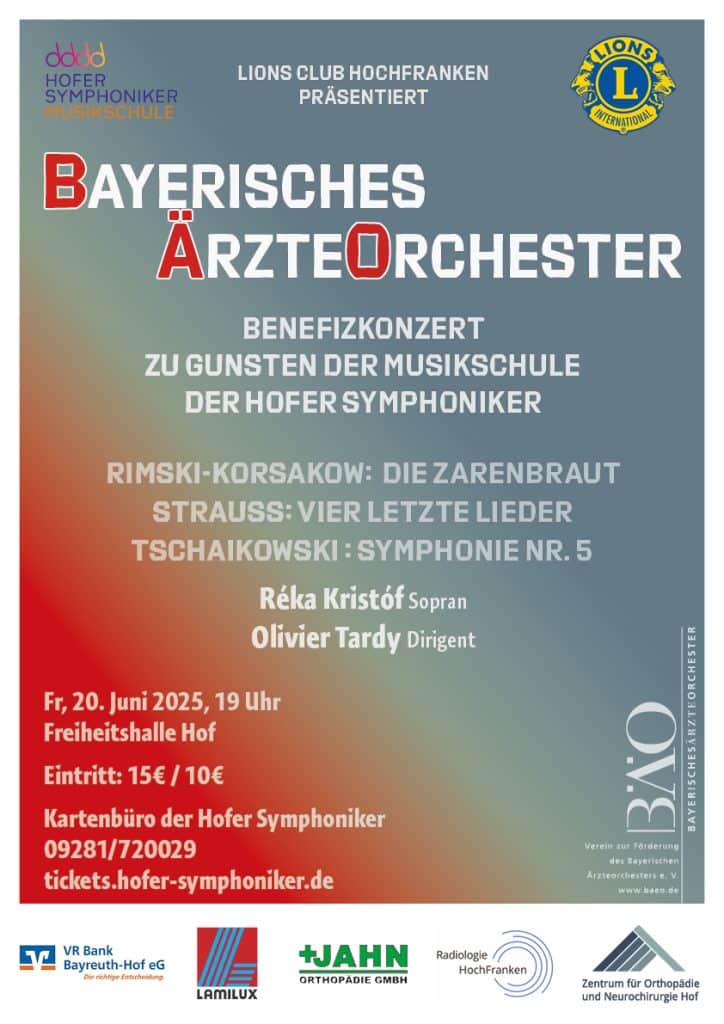 Bayerisches Ärzteorchester in Hof 2025